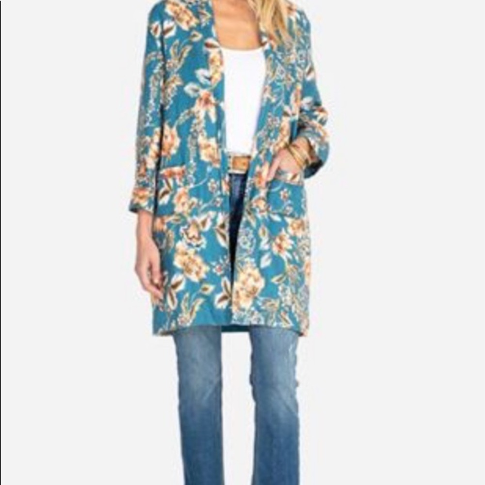 Johnny Was Biya Linen jacket